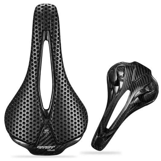 Selle vélo RYET Ultimate – Carbone intégral – 250x140 mm – 115 g – Rails 7x9 mm