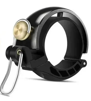 Sonnette de vélo design circulaire en cuivre - Noir