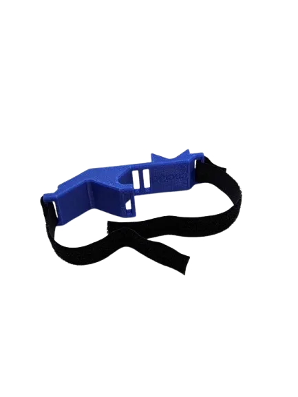 Support de seringue pour purge de frein vélo – Fixation sur fourche (PETG 3D – réglable)