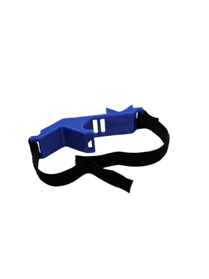 Support de seringue pour purge de frein vélo – Fixation sur fourche (PETG 3D – réglable)