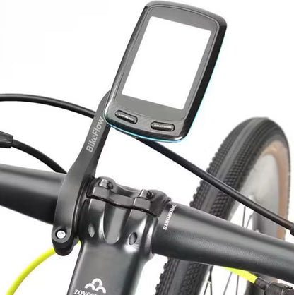 Support déporté XL bras allongé optimisé BikeFlow pour Garmin 1030/1040/1050 - Wahoo - Bryton + fixation éclairage ou gopro