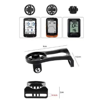 Support vélo universel en aluminium – Compatible Garmin, Bryton, Cat Eye et GoPro Bikeflow