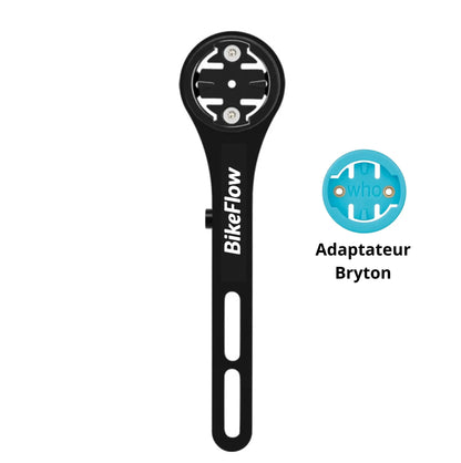 Support compteur Garmin/Wahoo pour cintres aérodynamiques – Fixation sous cintre