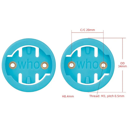 Support compteur Garmin/Wahoo pour cintres aérodynamiques – Fixation sous cintre