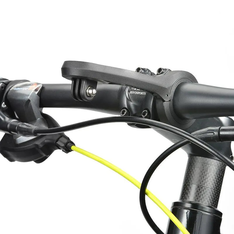 Support déporté XL bras allongé optimisé BikeFlow pour Garmin 1030/1040/1050 - Wahoo - Bryton + fixation éclairage ou gopro