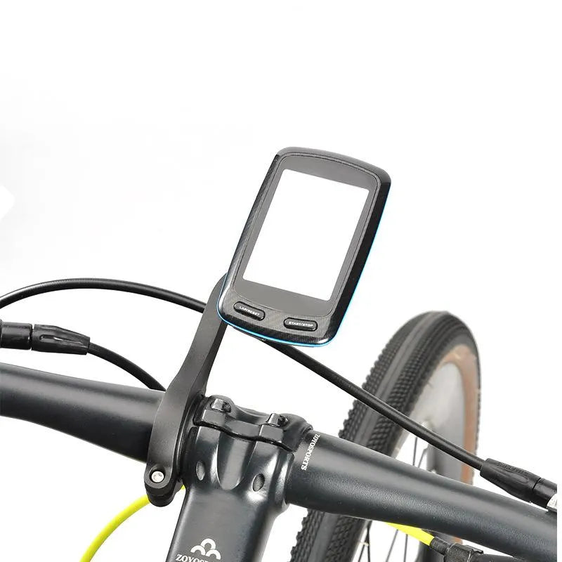 Support déporté XL bras allongé optimisé BikeFlow pour Garmin 1030/1040/1050 - Wahoo - Bryton + fixation éclairage ou gopro