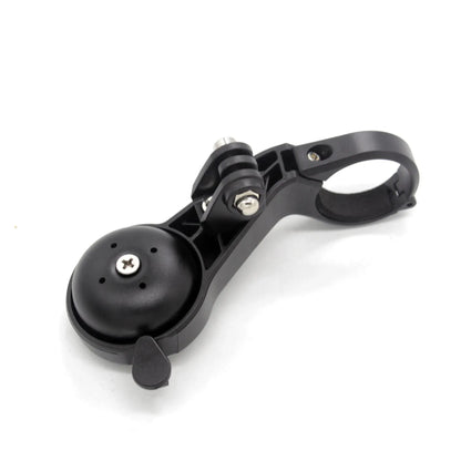 Support déporté vélo 4-en-1 compatible Garmin, Cateye, Bryton – Compteur, sonnette, éclairage, GoPro