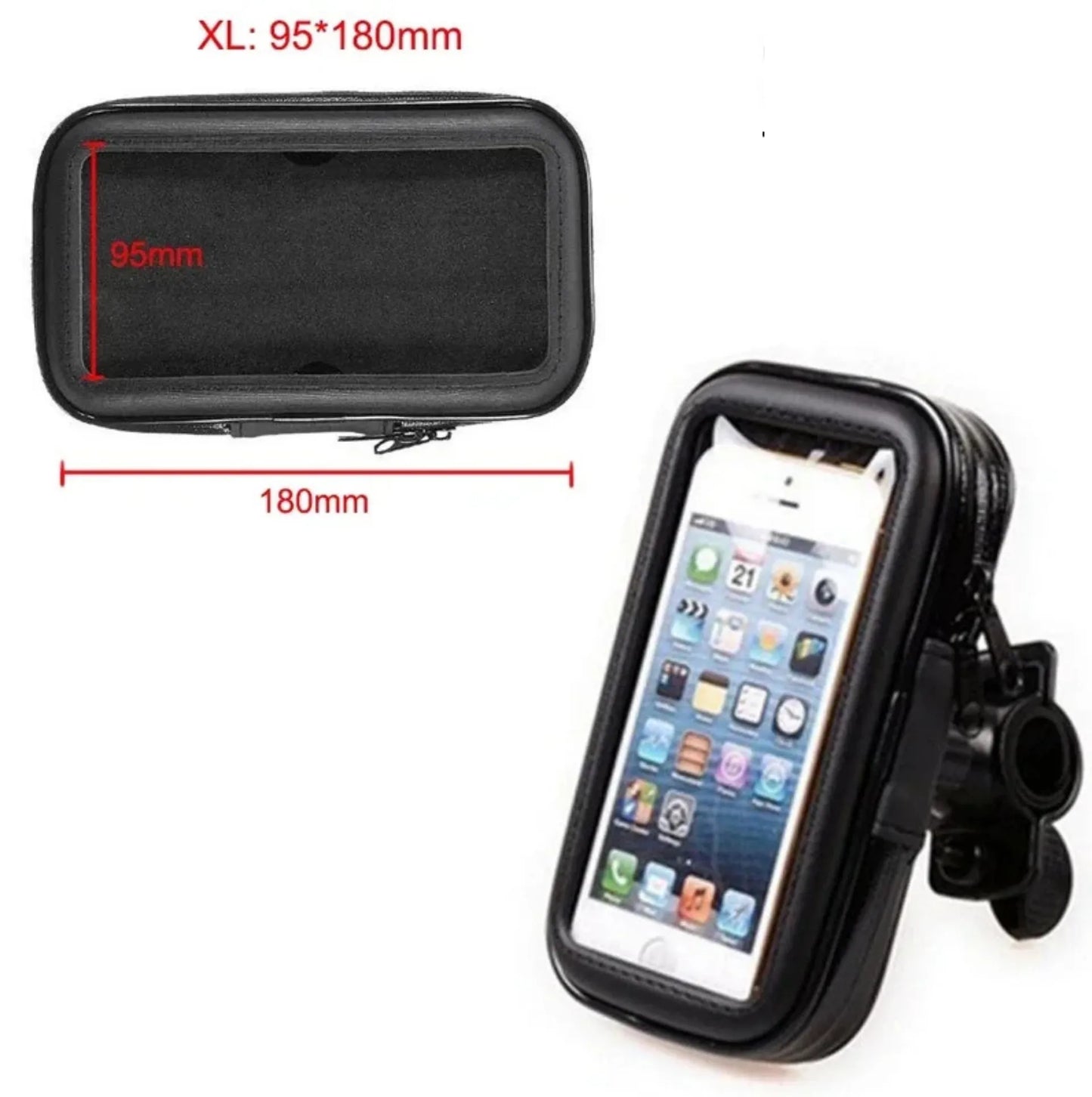 Support de téléphone étanche pour guidon de vélo – Taille ≤ 6,3"