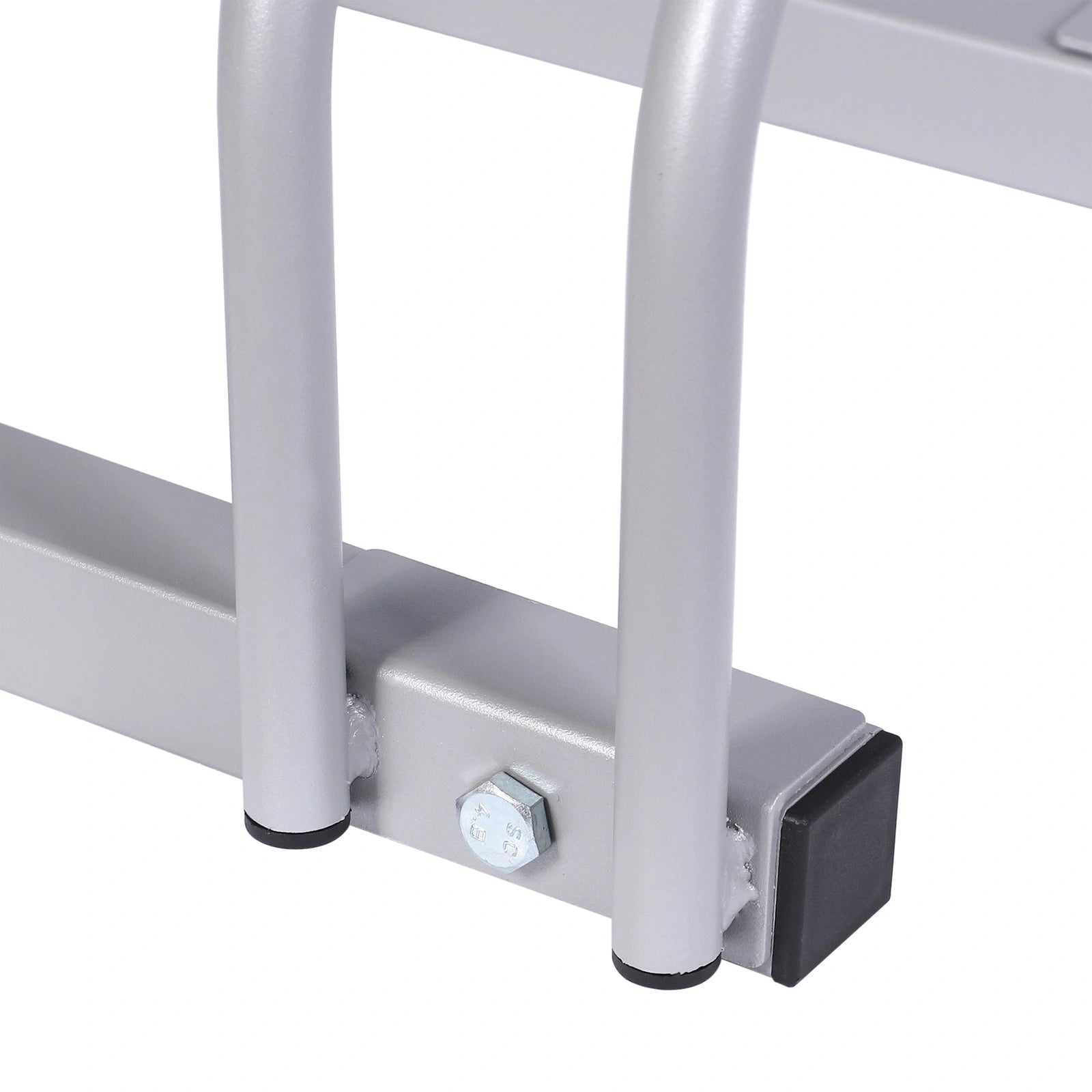 Wiltec Râtelier pour 5 vélos - Extensible, Montage au sol, Support vélos en acier galvanisé A3, Pied béquille de stationnement Bikeflow