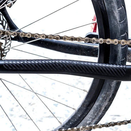 Protecteur de cadre autocollant vélo – PVC carbone 220 mm