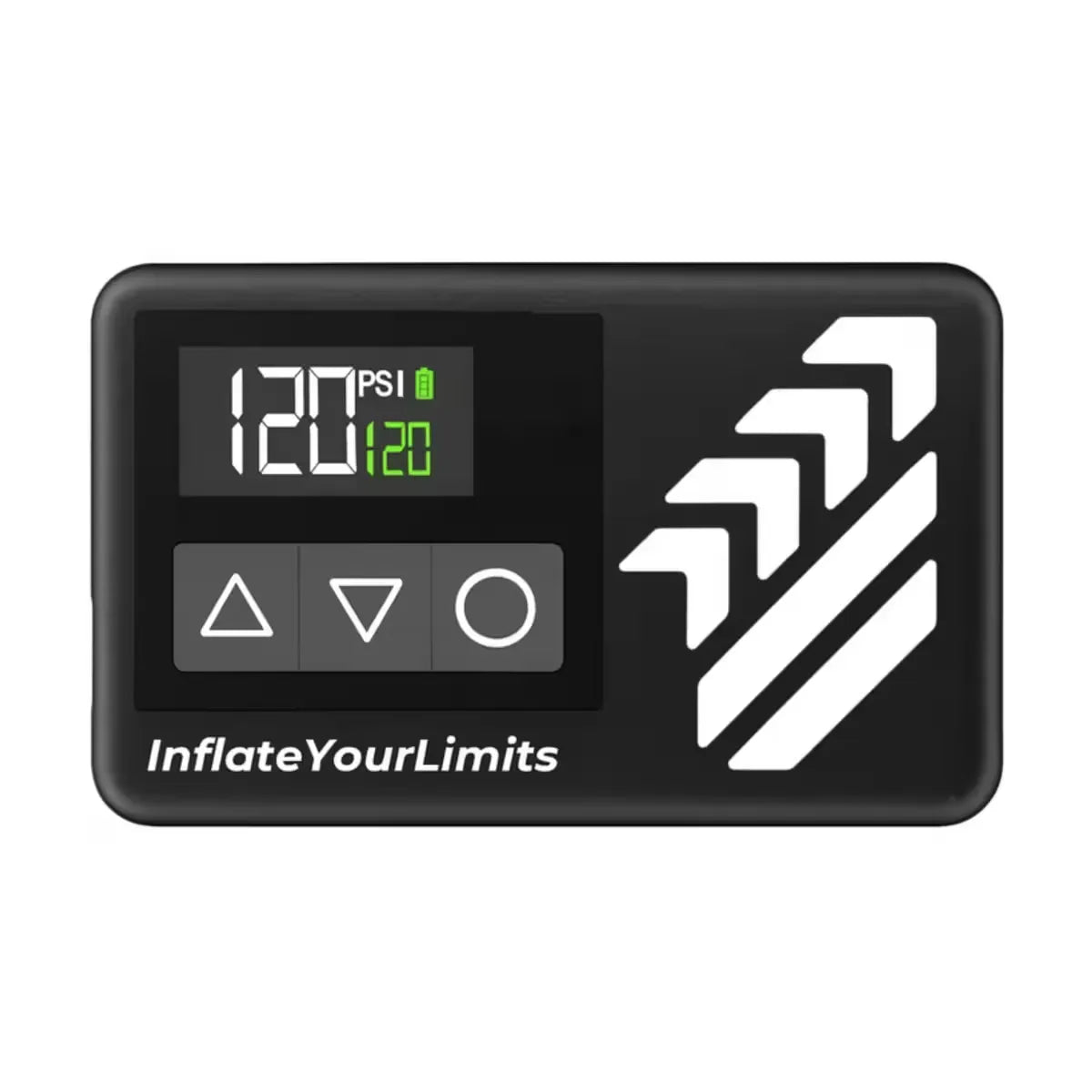 Pompe électrique/Mini compresseur vélo 120 PSI Presta/Schrader - Affichage digital - Indicateur Bars/PSI - 108g