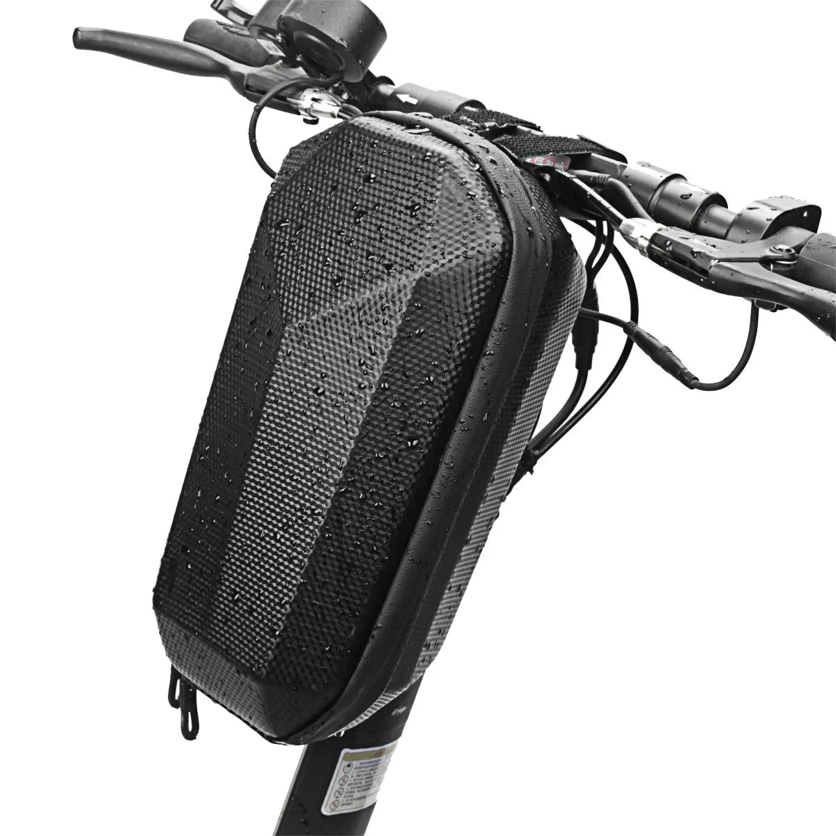 Sacoche avant rigide 4L pour trottinette et vélo – Étanche et coque EVA