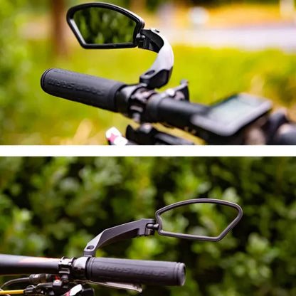 Lot de 2 Rétroviseur de guidon de vélo réglable – Vision large et rotation à 360°